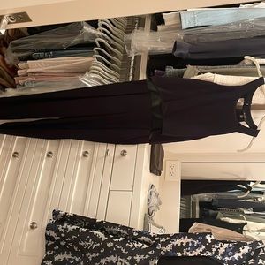 Ella moss, xs, black jumpsuit halter neck